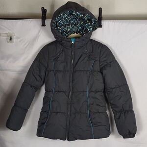 London Fog Girls Hoodie Puffer Jacket
